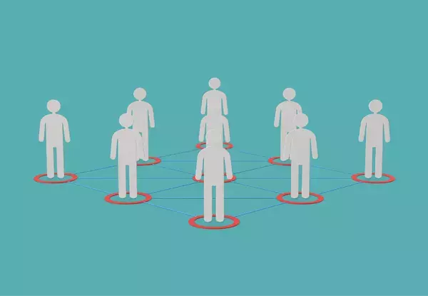 geconnecteerde mensen